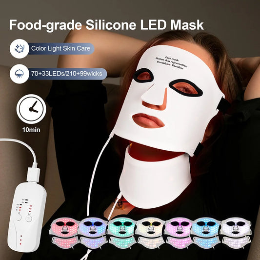 ReviveGlow LED Rejuvenation Facial Mask